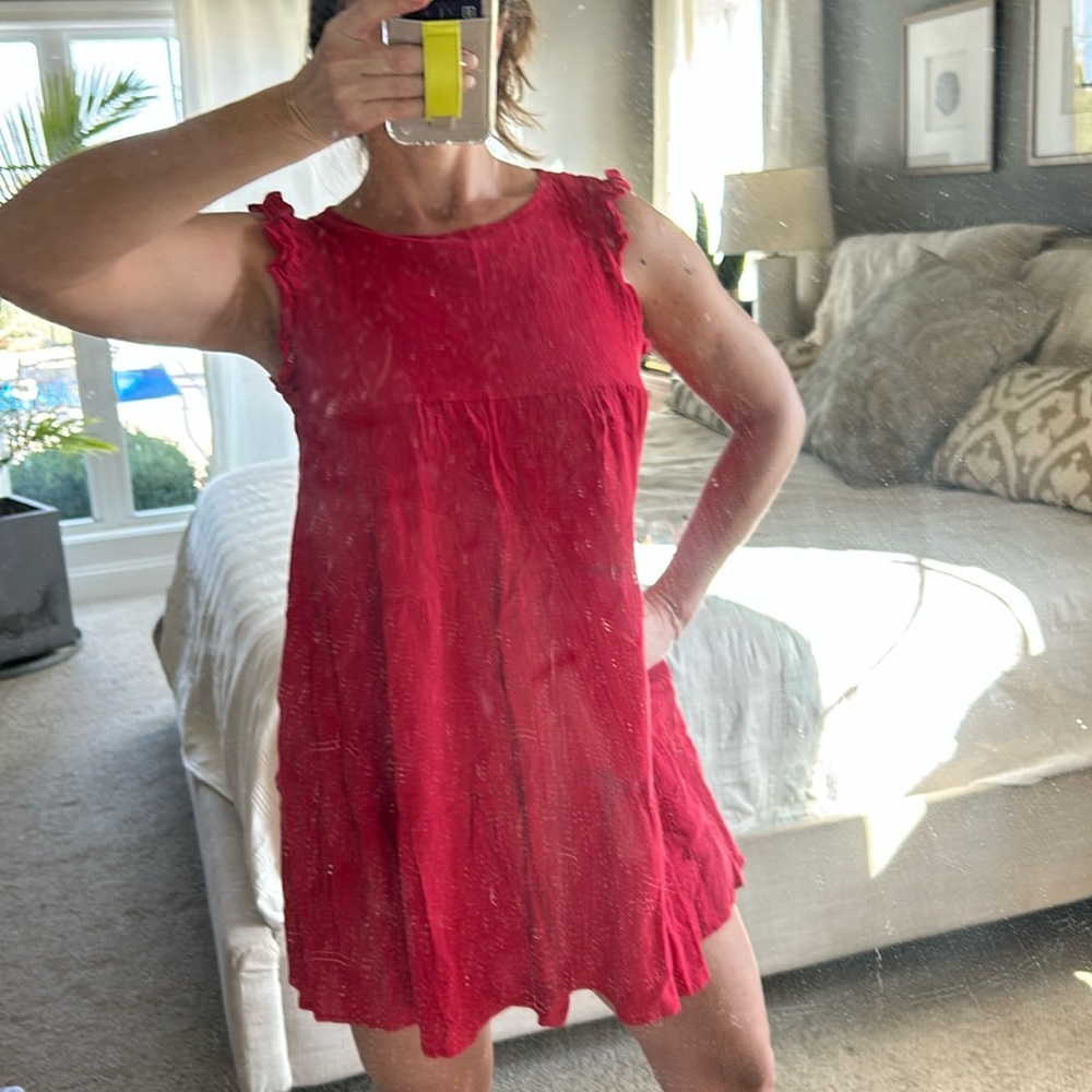 Boutique tiered mini dress